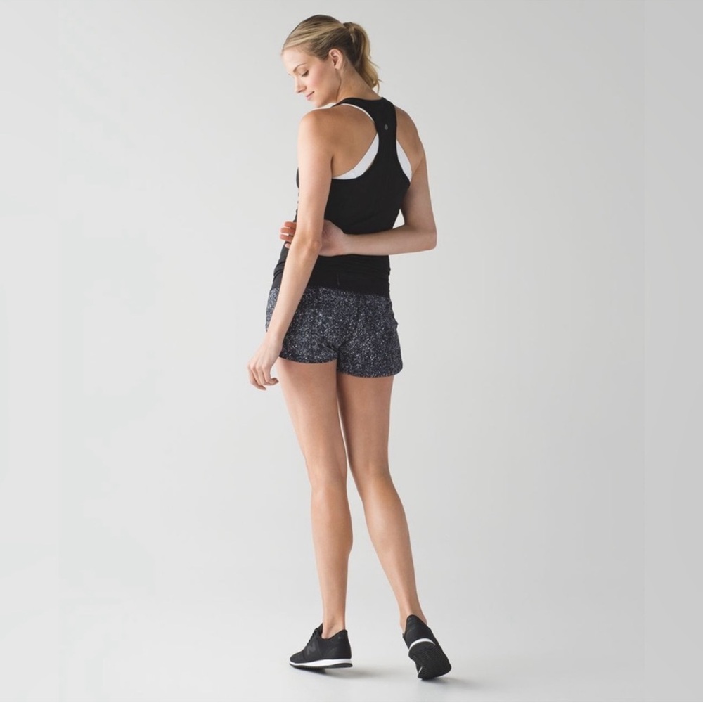 Lululemon Speed Short
Mini Splatter White Black / Black Size 4 - Picture 2 of 13